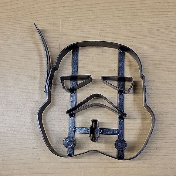 Star Wars set of 4 pancake templates.Coated castiron Yoda/Vader/Trooper/ Tie Fig - Picture 5 of 6